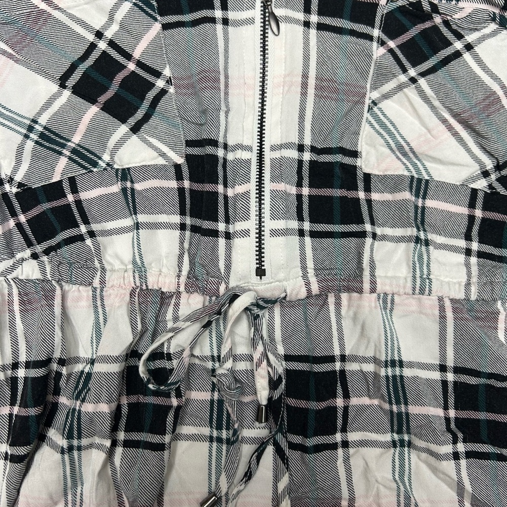 Torrid plaid babydoll top - Picture 2 of 8